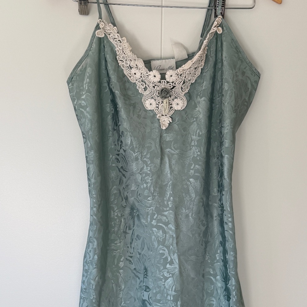 Blue & White Inner Most Slip Dress